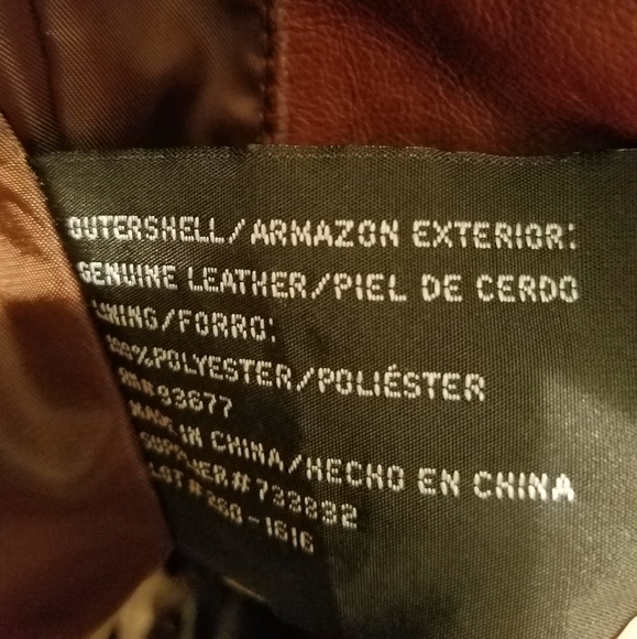 A.N.A. Women's leather jacket Medium - Picture 9 of 9